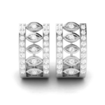 Ribbon Glimmer Hoops