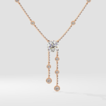 Solitaire Drop Necklace