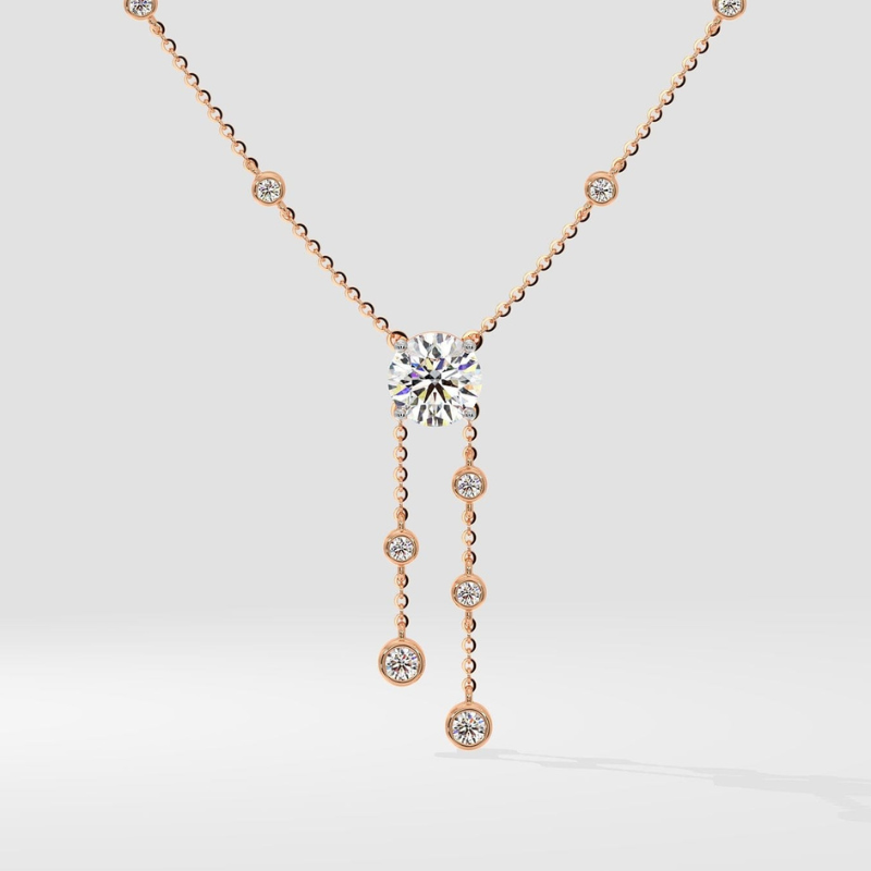 rhemadiamonds products (26) Solitaire Drop Necklace - Image 1
