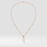 Solitaire Drop Necklace - Image 2
