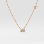 Accented Solitaire Necklace