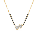 True Heart Link 9KT Gold Laboratory Grown Diamond Mangalsutra