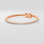 0.08 Ct Crown Tennis Bracelet - Image 5