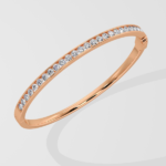 Channel Oval Bangle - Image 2
