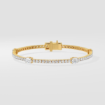 Oval Orbit Tennis Bracelet - Image 3