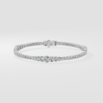 Oval Graduation Tennis Bracelet - Image 2