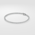 0.05 Ct Crown Tennis Bracelet