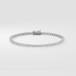 0.05 Ct Crown Tennis Bracelet - Image 4