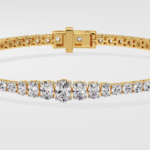 Oval Graduation Tennis Bracelet - Image 4