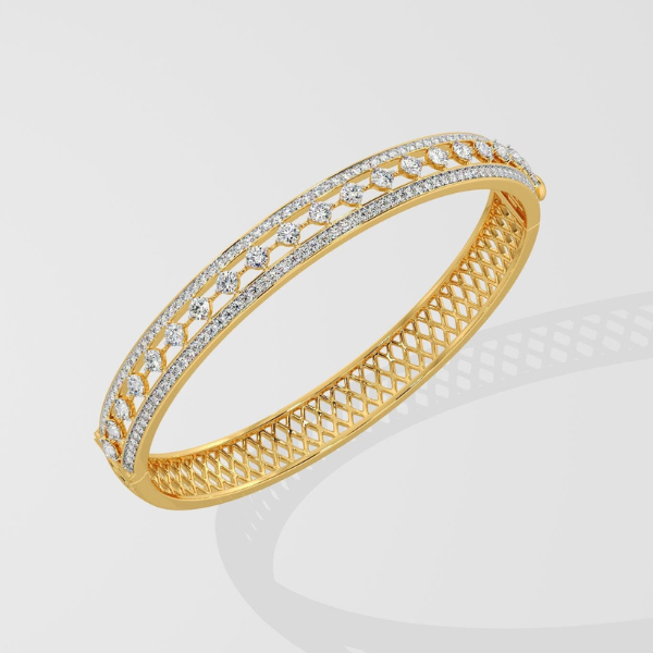 rhemadiamonds vidhi (90) Intricate Trio Bangle - Image 1